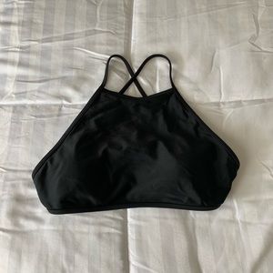 Aerie high neck bikini top